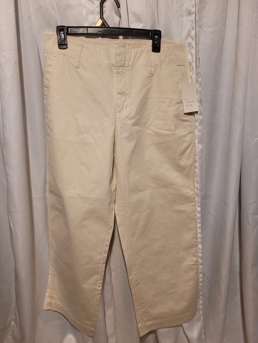 a new day Cream Straight-Leg Chinos